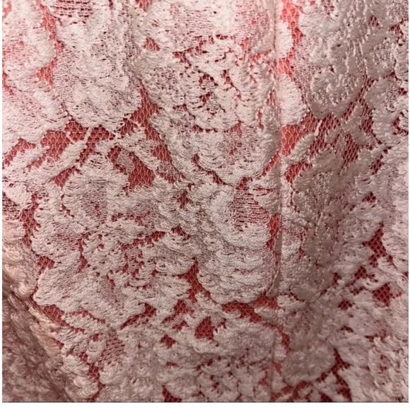 Antonio Melani Cream lace and Peach dress size 4 - Picture 9 of 15